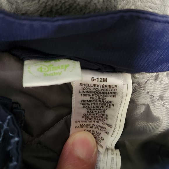 COPY - 3/$25 Disney | Infant Lightning McQueen Winter Coat | blue | 6-12 Months - Picture 4 of 4